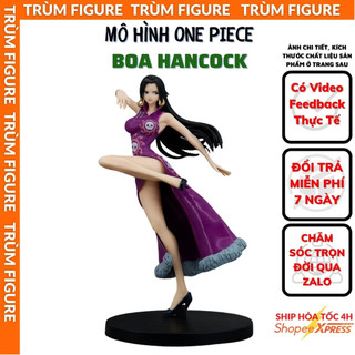 Mô hình, figure one piece boa hancock, nữ hoàng hải tặc anime, manga vua hải tặc - full box trùm figure