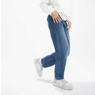 Quần Jeans BOO Unisex In Logo Essential Dáng Baggy