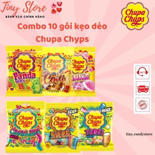 Combo 10 gói kẹo dẻo Chupa Chups