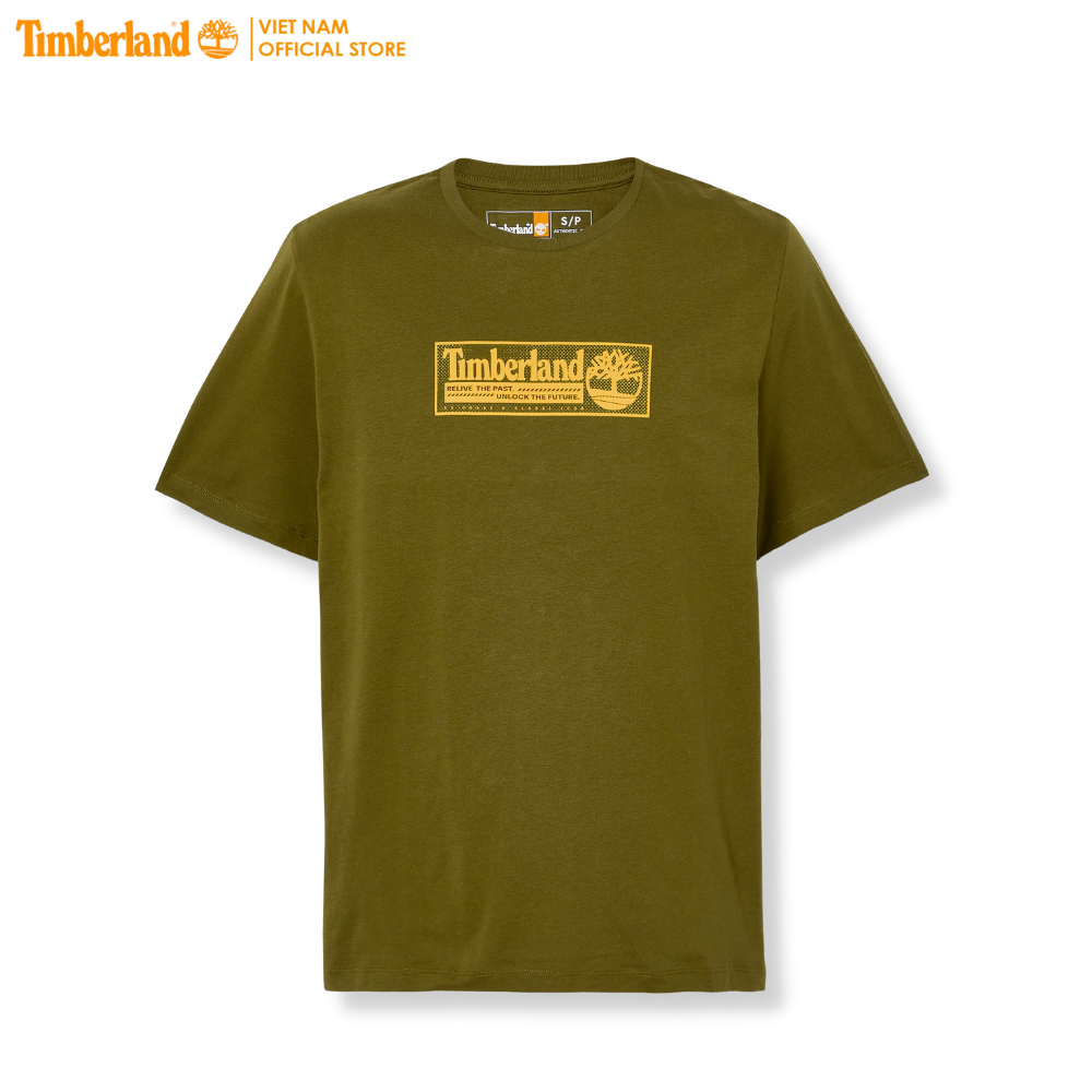 [Original] Timberland Áo Thun All Gender Short Sleeve Back History Comic Graphic T-Shirt TB0A27V8