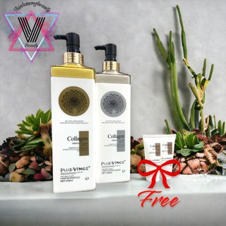 Dầu gội xả kích thích mọc tóc Vinge Collagen 1000ml