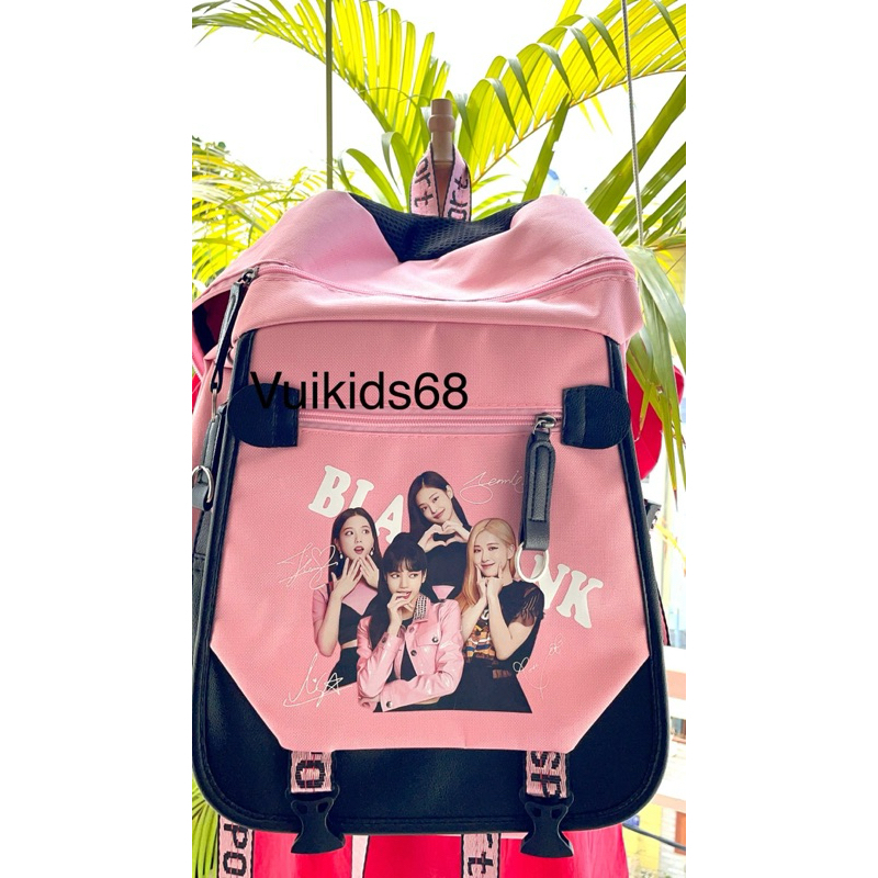 Balo đi học cho bé. Balo BlackPink chính hãng MẪU MỚI NHẤT 2 màu Hồng và đen hàng Quảng Châu
