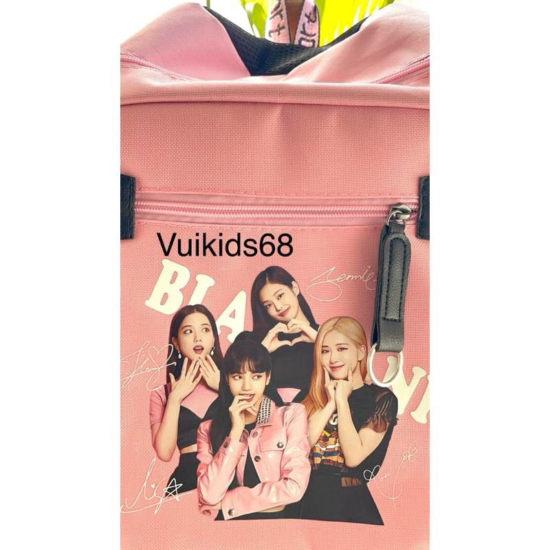 Balo đi học cho bé. Balo BlackPink chính hãng MẪU MỚI NHẤT 2 màu Hồng và đen hàng Quảng Châu