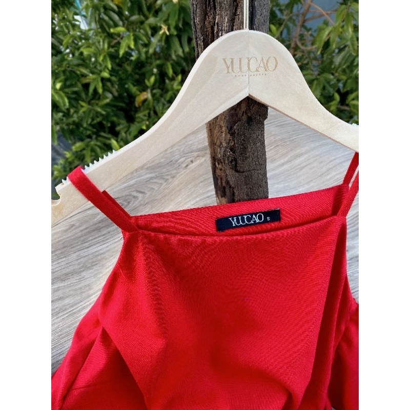 Áo 2 dây LINEN thiết kế bèo 2 bên thân áo - LA JOLLA TOP