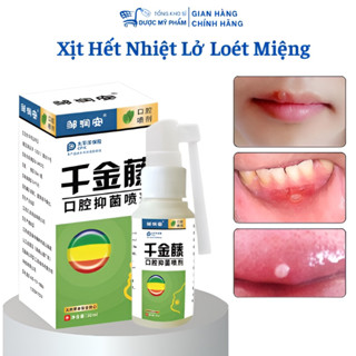 Xịt nhiệt miệng thảo dược giúp kháng khuẩn giữ cho khoang miệng luôn sạch sẽ thơm tho 30ml