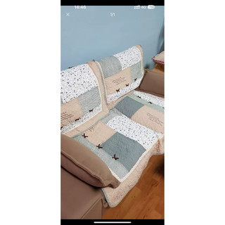 Thảm sofa thảm quilt thảm trải sàn đa năng bằng vải cotton chống trượt