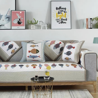 Thảm sofa thảm quilt thảm trải sàn đa năng bằng vải cotton chống trượt