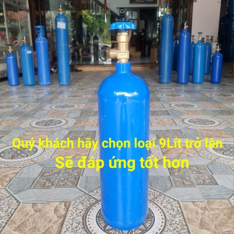 Bình khí oxy 5Lít sẵn khí