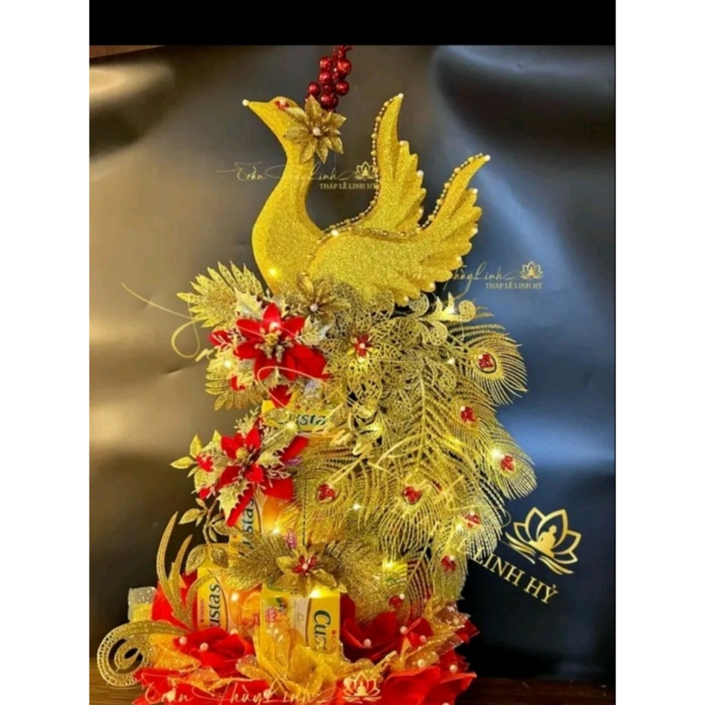 Tháp công tài lộc, set nguyên liệu làm tháp công thờ Tết