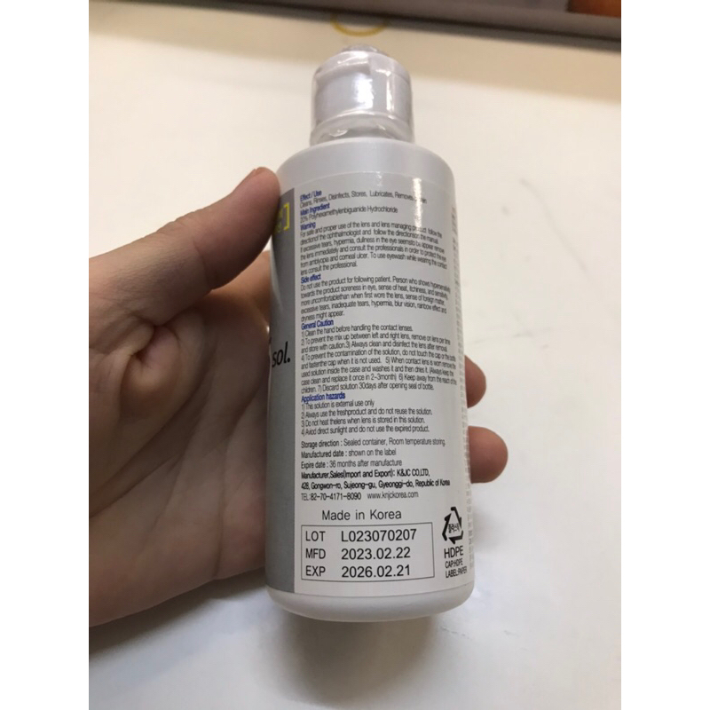 Nước ngâm/rửa lens chuyên dụng 350ml