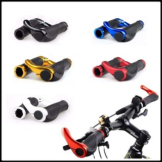 Set 2 tay nắm sừng trâu bảo vệ xe đạp, vỏ bọc tay lái, bộ tay nắm xe đạp thể thao có sừng, tay cầm xe đạp chống trượt
