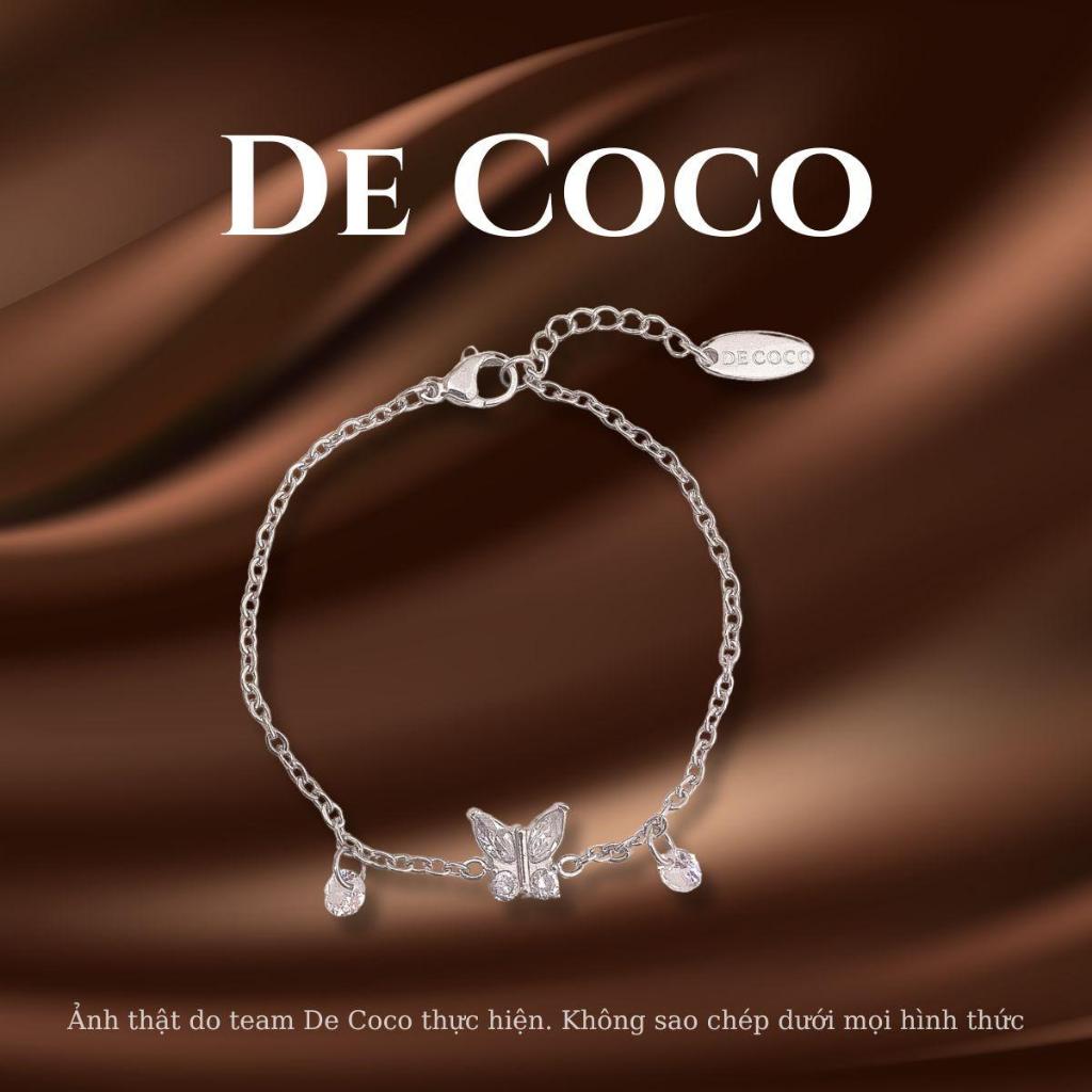 Vòng tay nữ De Coco Nari đính đá (kèm Túi giấy + Hộp + Thiệp)
