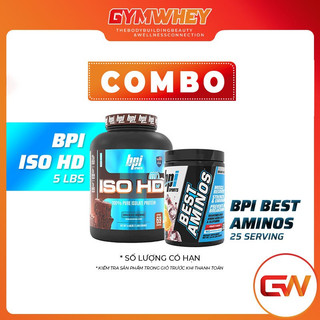Bpi sports iso hd whey iso hd sữa tăng cơ bắp 100% pure whey isolate protein 5 lbs - usa