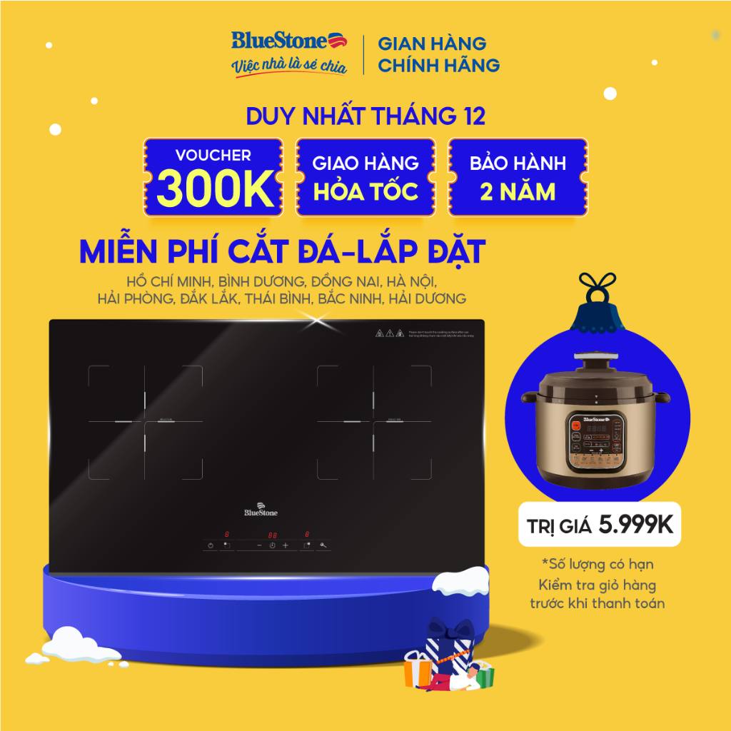 Bếp Từ Đôi BlueStone ICB-6819 (4000W)