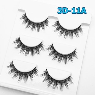 Lông mi chồn 3D số 11A