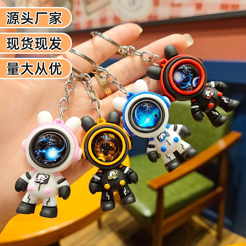 Móc khóa phi hành gia hot trend nhiều mẫu, móc cài cho balo, túi, móc chìa khóa phụ kiện túi xách Móc Khóa Hình Hoạt
