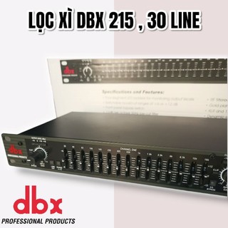 Lọc Xì Equalizer DBX 215 , 30 Line Nhập Khẩu