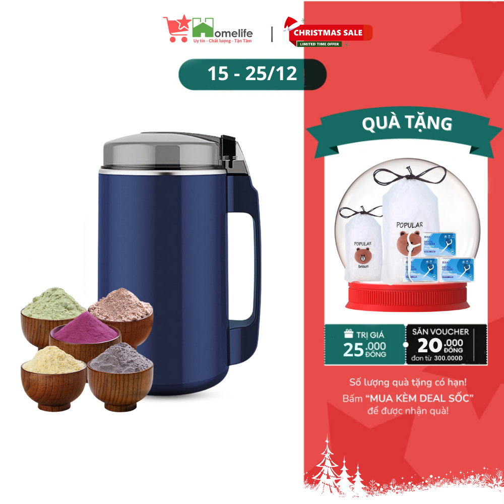 Máy Xay Hạt Khô Cầm Tay Đa Năng Nghiền Các Loại Hạt: Ngũ Cốc, Đồ Khô, Máy Chế Biến Lưỡi Thép Không Gỉ Tiện Lợi_XB02