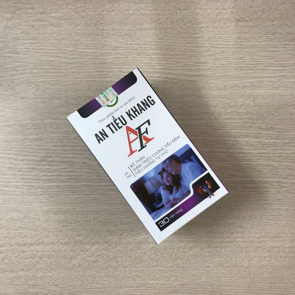 Viên Uống Bổ Thận An Tiểu Khang AF Giúp Giảm Triệu Chứng Tiểu Đêm, Tiểu Không Tự Chủ, Lọ 30 Viên - Anfas