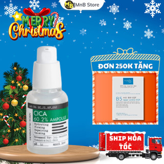 Huyết thanh rau má làm dịu phục hồi da Derma Factory CICA 60.2% Ampoule Serum Tinh chất Centella Asiatica 30ml Hàn Quốc