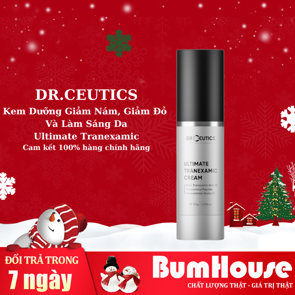 Kem Dưỡng Giảm Nám, Giảm Đỏ Và Làm Sáng Da Ultimate Tranexamic Cream 30g
