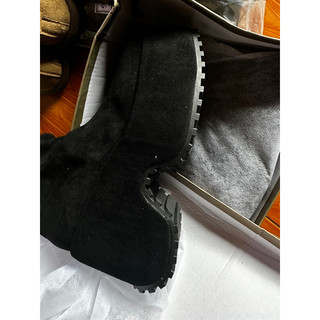 GIÀY BOOT CHUNKY PLATFROM <sẵn > bản nhung