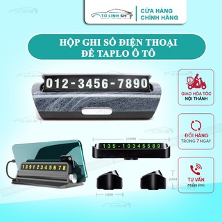 Hộp ghi số điện thoại để taplo, bảng ghi số điện thoại trên ô tô, để lại số điện thoại khi đỗ xe