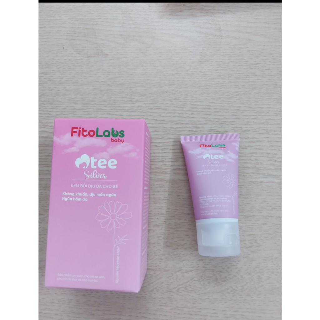 Kem Bôi Da Cho Bé Fitolabs Otee Silver Giúp Giảm Mẩn Ngứa, Hăm Tã, Chàm Sữa, Dưỡng Ẩm Tuýp 30g FITO6