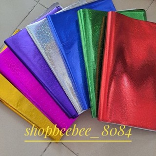 set 10 tờ giấy óng ánh sao, giấy gói quà, giấy gói noel