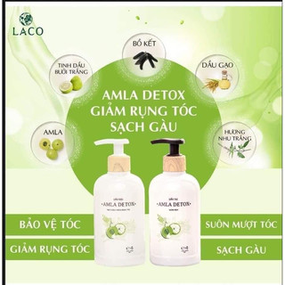 cặp gội xả amla detox