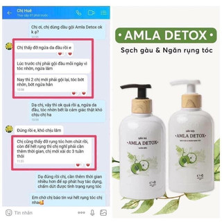 cặp gội xả amla detox