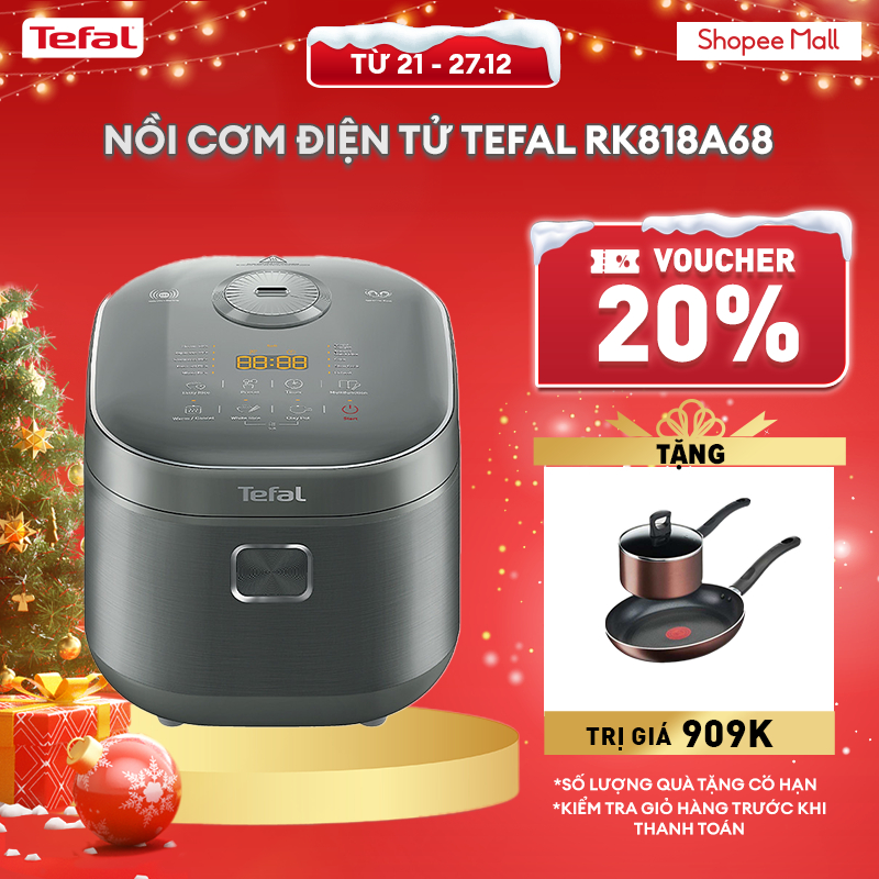 Nồi cơm điện tử Tefal RK818A68 - 1.8L