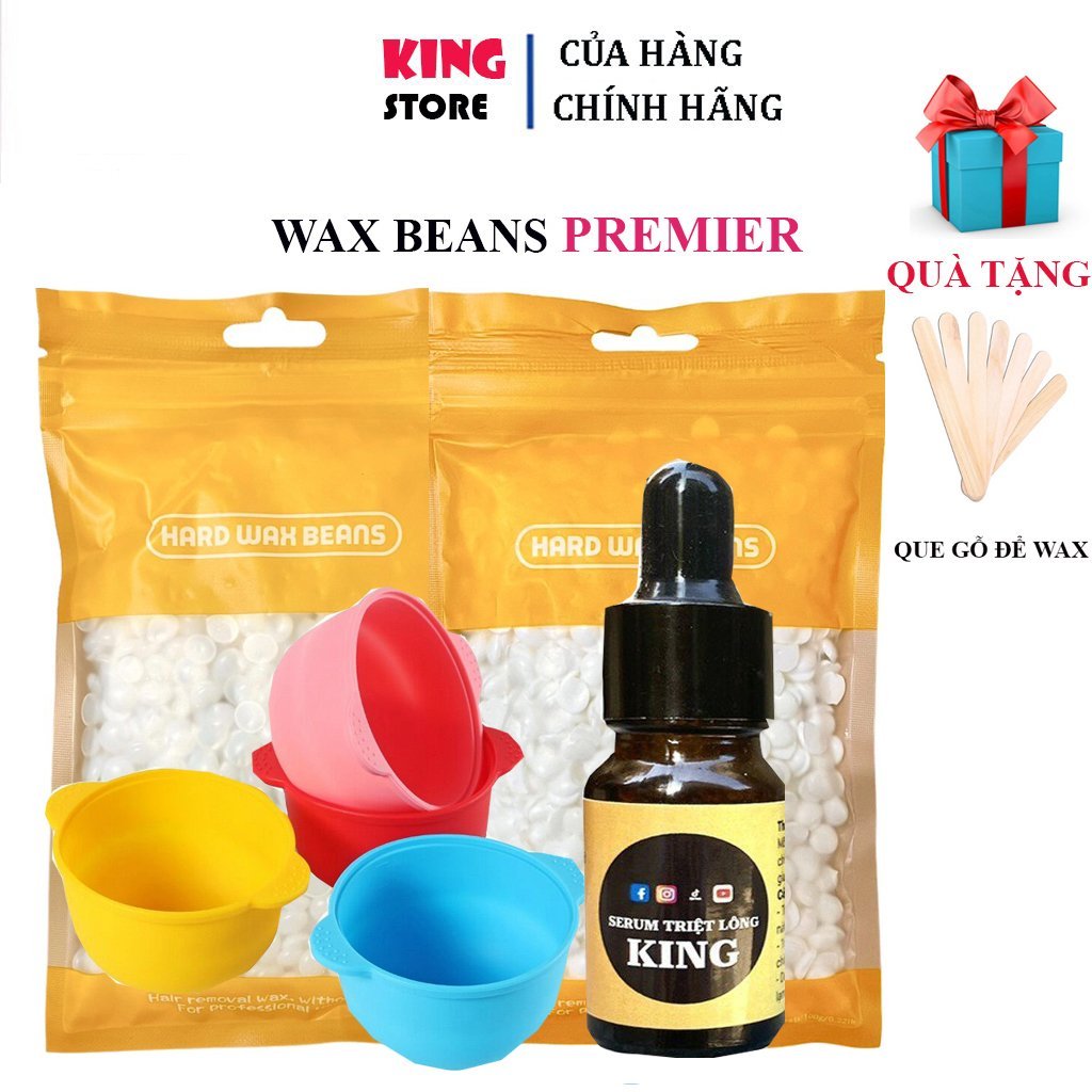 100G Sáp wax lông cao cấp + Mỡ trăn dưỡng da