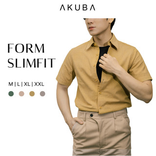 Áo sơ mi tay ngắn AKUBA, thiết kế sang trọng với form dáng slimfit 03Y0526