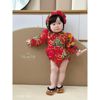 Bodysuit bộ liền thân cho bé mặc Tết