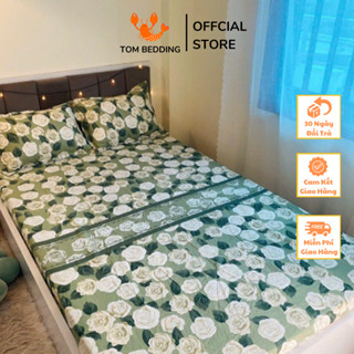 Set 3 món ga gối cotton poly hàn quốc, Ga chun bọc đệm ga trải giường drap giường giá rẻ( k kèm ruột gối)