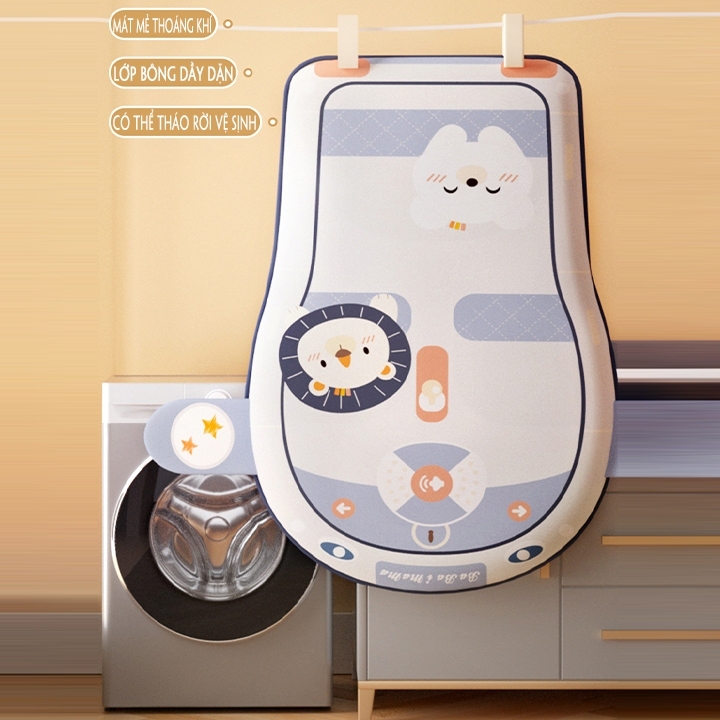 Thảm nhạc cho bé sơ sinh kiêm xe tập đi có nhạc đàn piano 3IN1, đồ chơi cho bé sơ sinh 06 tháng, 1 tuổi, nằm chơi