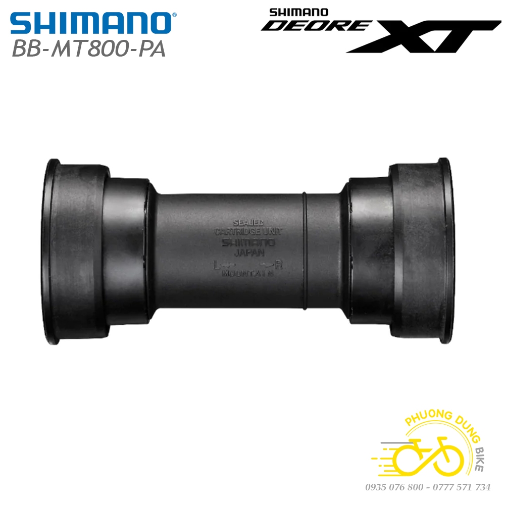 Trục giữa cốt rỗng xe đạp SHIMANO DEORE XT BB MT800 PA (BB ÉP) - Hàng Chính Hãng