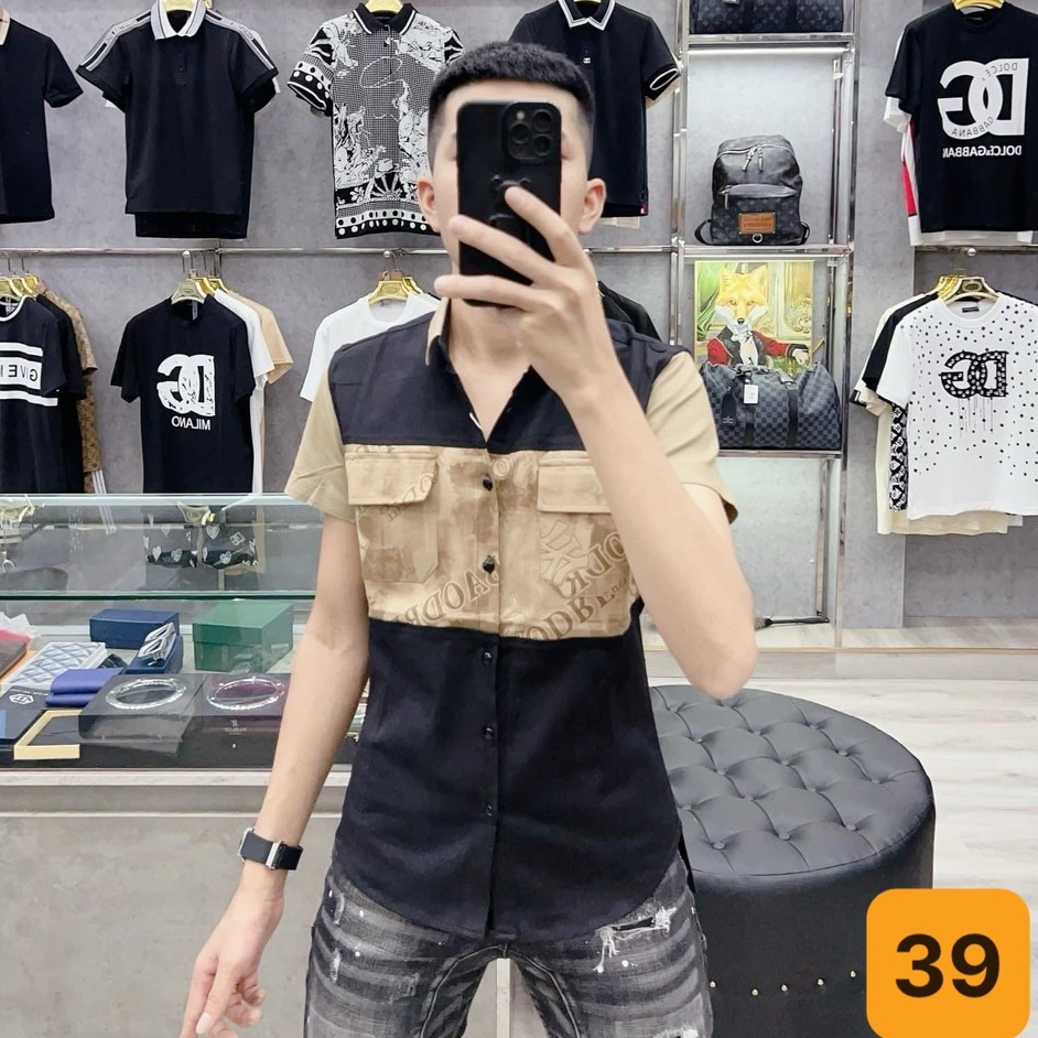 Áo sơ mi nam mữ boy phố  sơ mi thom browene hót hít mẫu mới Chất đ lụa đẹp ,thoáng mát ,form đẹp SM037