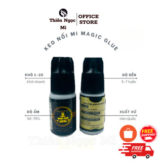 keo nối mi Magic chính hãng (SIÊU BỀN)-CAY ÍT-set 2 chai 3ml/1 chai-dụng cụ nối mi Eyelash ❤️FREESHIP❤️ -Thiên Ngọc Mi