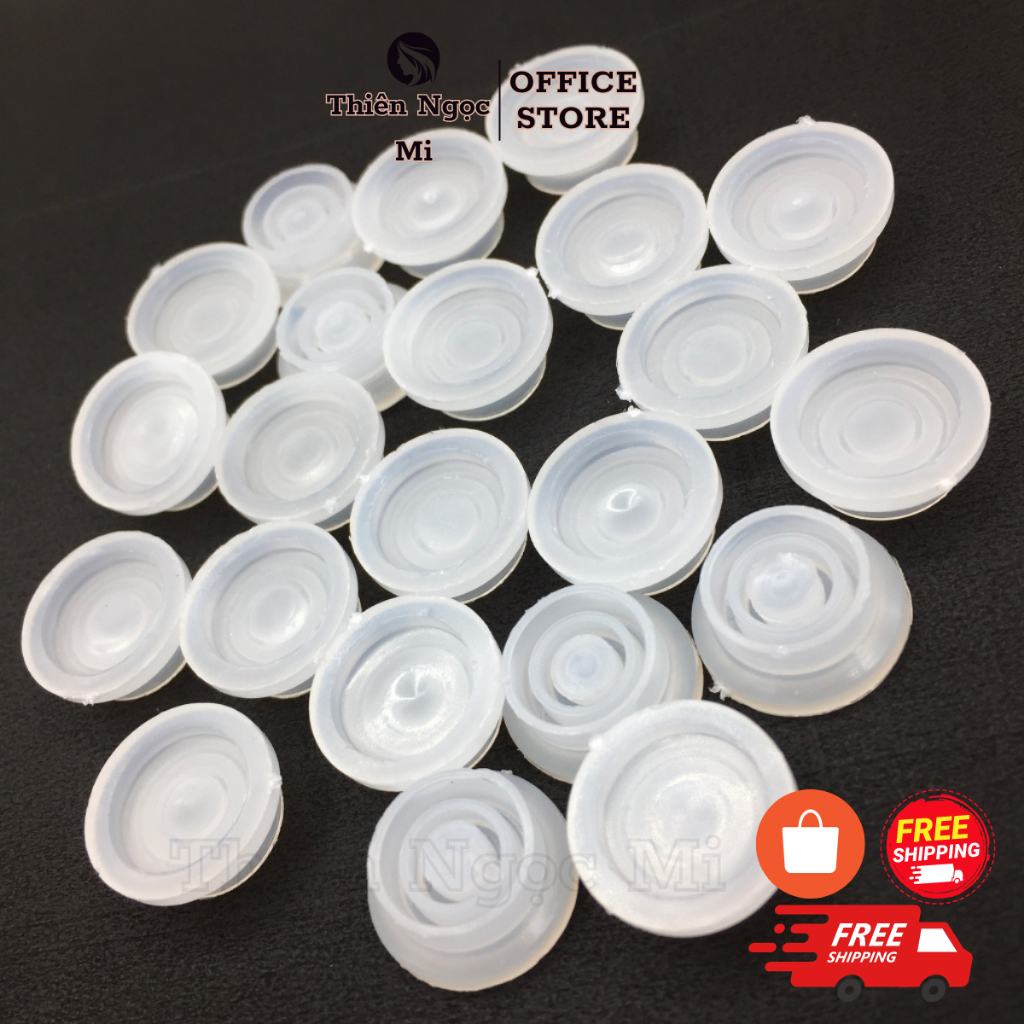 Nút đựng keo nối mi (TÚI 100 NÚT), Nút Đựng Keo Nối Mi - Dụng cụ nối mi Eyelash 🍀FREESHIP🍀 - Thiên Ngọc Mi