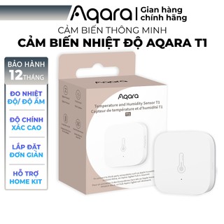 Cảm biến Nhiệt độ Độ ẩm Aqara T1 Zigbee 3.0 TH-S02D Temperature Sensor - Tương thích HomeKit, Cần trang bị Hub