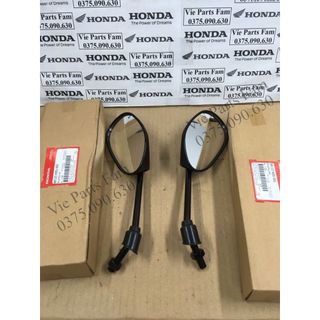 Gương kính chiếu hậu Wave alpha nhỏ, Wave 2 bóng, Wave ZX , din.