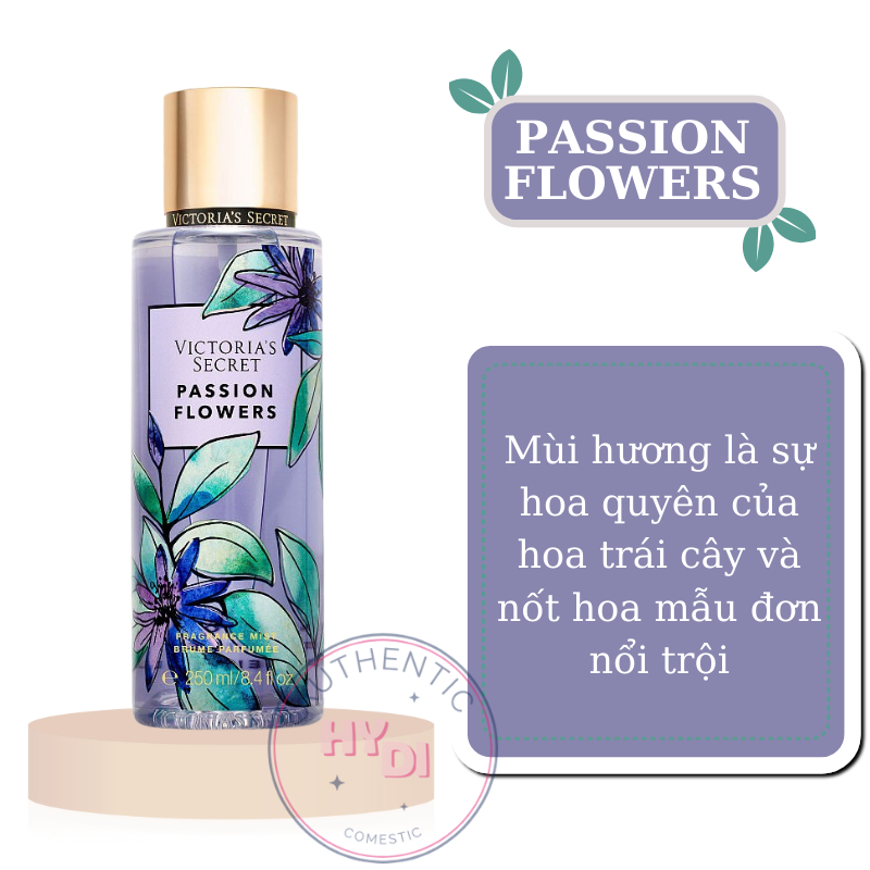 PASSION FLOWERS - XỊT THƠM DƯỠNG THỂ VICTORIA'S SECRET USA