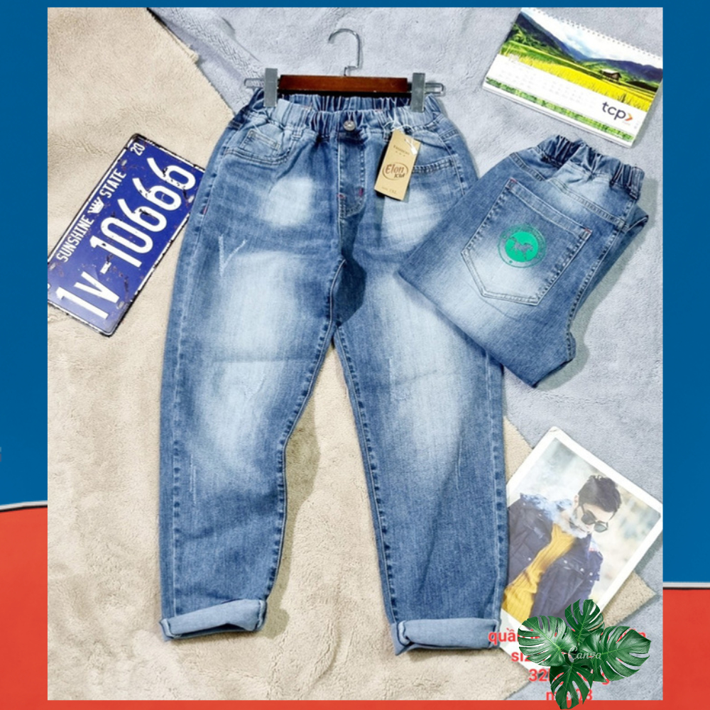 Quần Jean Bé Trai Size Đại 35kg-55kg Chất Jean Co Giãn Mạnh Mềm Mại Thoải Mái.1578