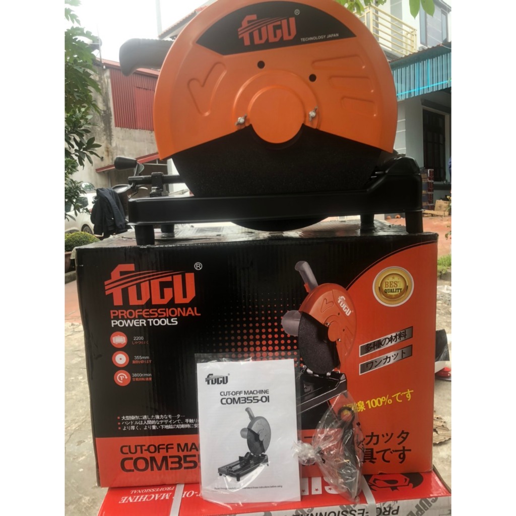 Máy Cắt Sắt FUGU MD 933C (Dây đồng), kèm 1 lưỡi cắt sắt. Bảo hành 12 tháng