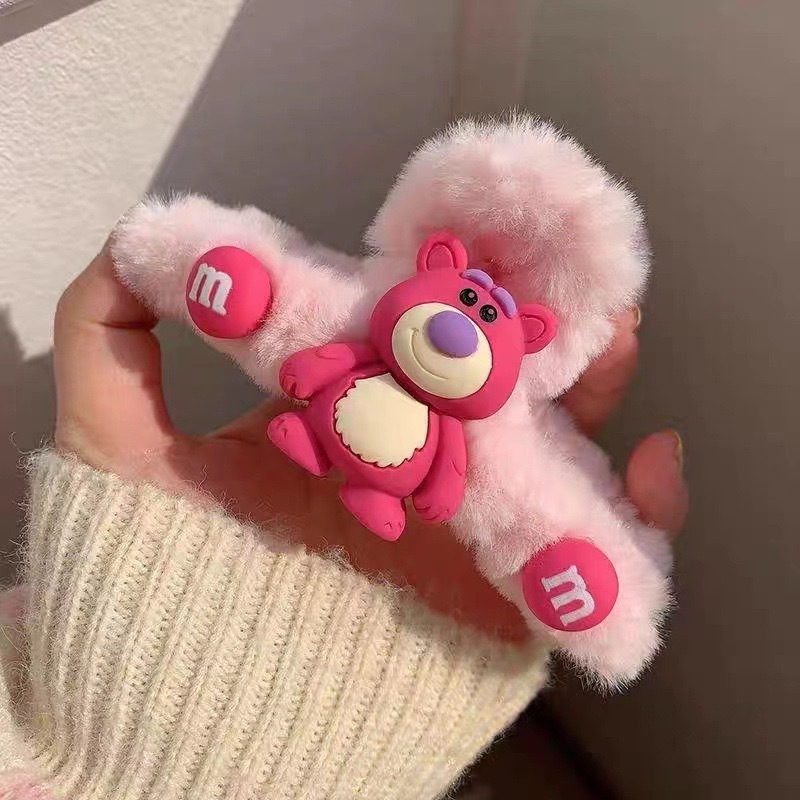 Set quà gấu dâu quà tặng bạn gái giáng sinh tinh tế