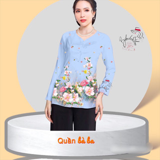 Áo lẻ bà ba in 4d-
