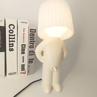 Đèn Bàn Cậu Bé, tượng trang trí, trang trí bàn, quà tặng decor
