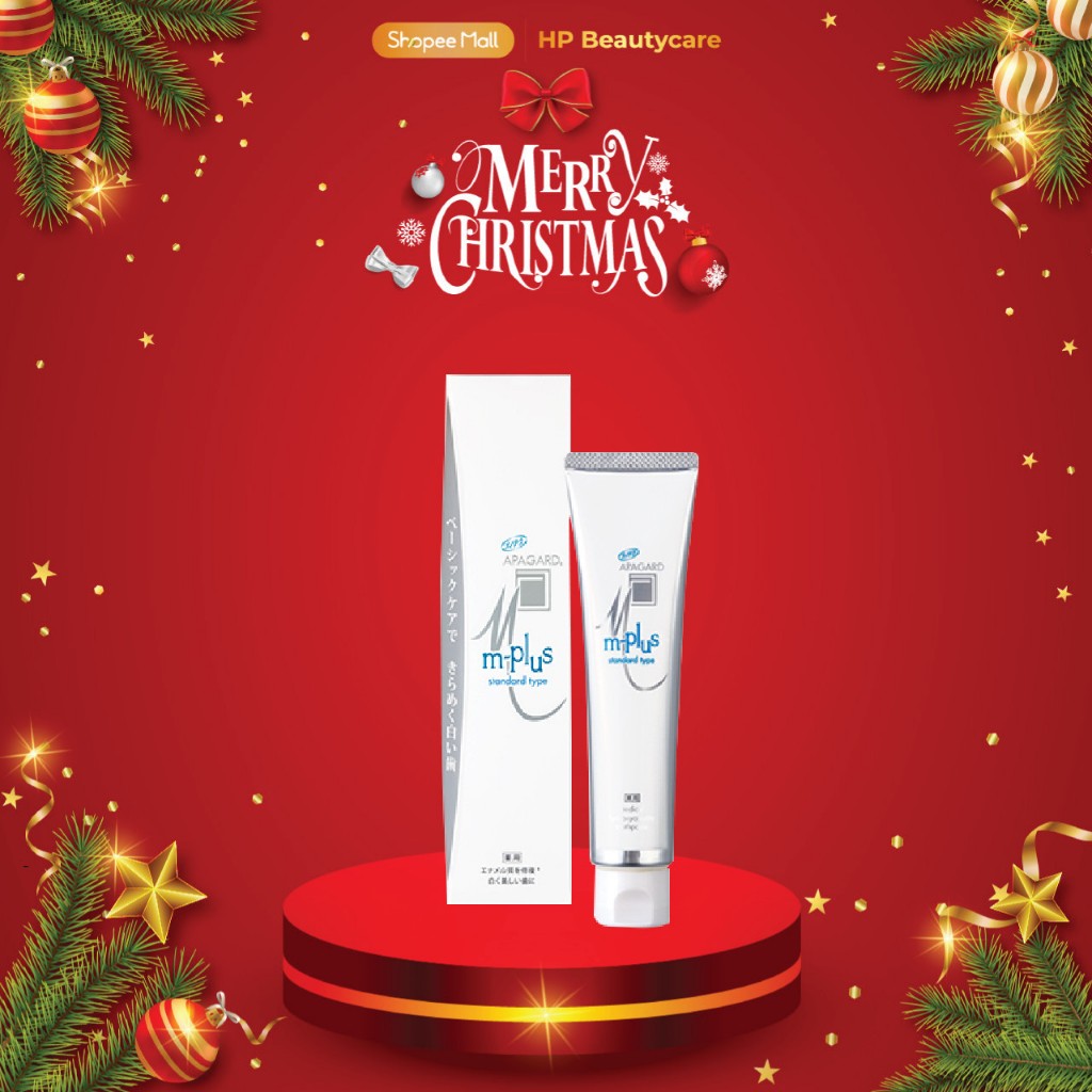 Kem Đánh Trắng Răng Apagard M Plus Chiết Xuất Ngọc Trai Tuýp 60g (Combo Kem Đánh Răng Và Set 24ML)